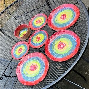 Pottery plate cup or bowl